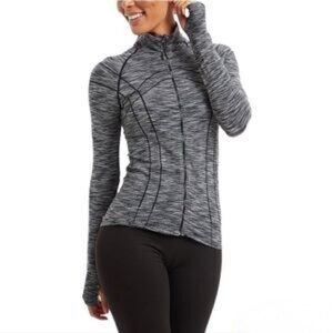 NWT Marika Fitted Dry Wik Space Dye Zip-Up Athletic Jacket size Large